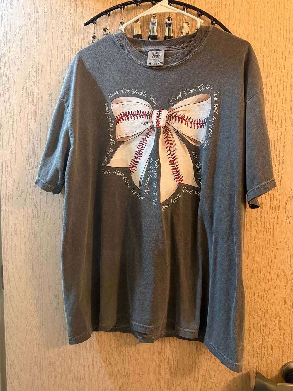 Baseball Coquette Bow Shirt - Trendy Women's Baseball Tee